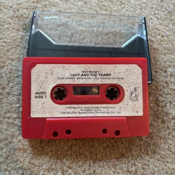 Disney Sleeping Beauty & Lady And The Tramp 402DC Cassette Tape - Picture 1 of 2